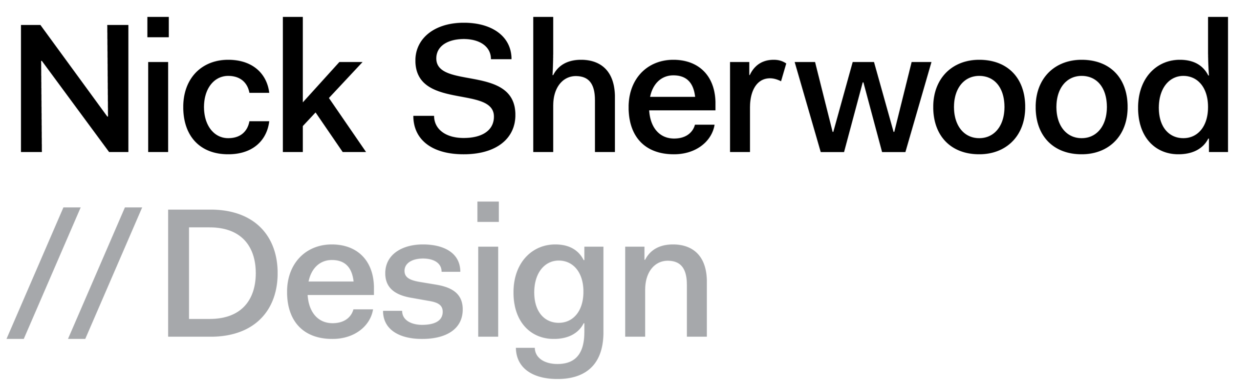 Nick Sherwood Design